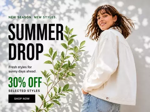 AI suggestion: summer sale with clearer direction